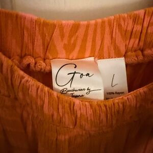 Goa Beachwear by Topaz Women's Orange Swim Coverup